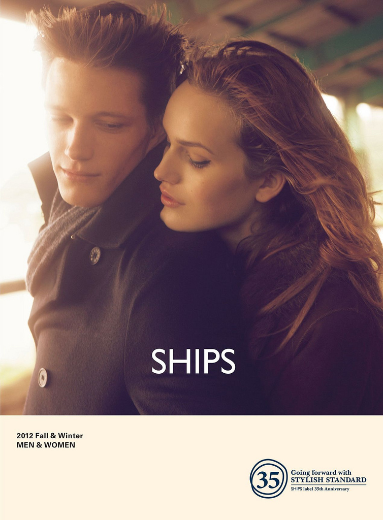 Florian Van Bael Shares an Intimate Moment for SHIPS Fall/Winter 2012