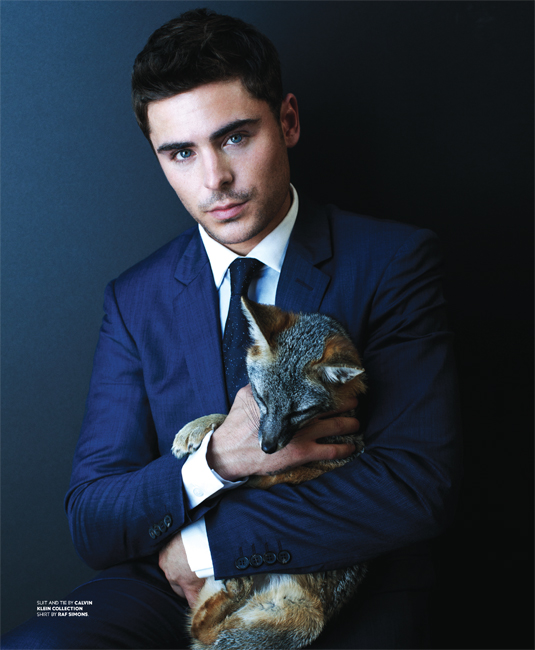Zac Efron Gets in Touch with His Wild Side for Blackbook