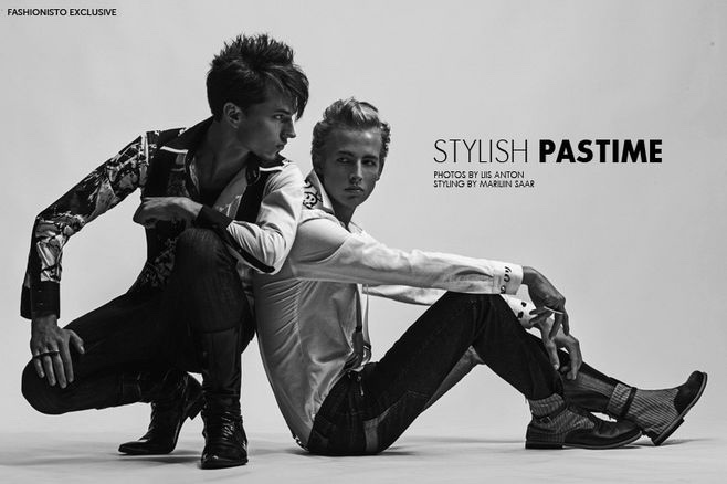 Kristjan Mark & Sander Kink in 'Stylish Pastime' by Liis Anton for Fashionisto Exclusive
