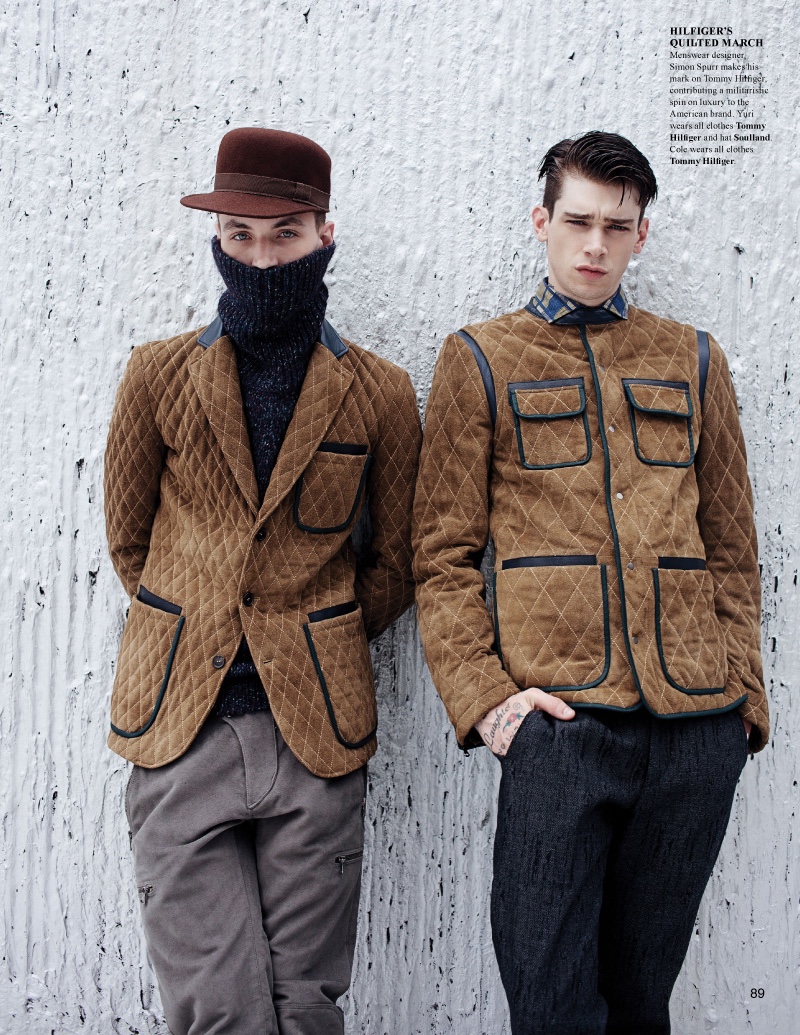 Cole Mohr & Yuri Pleskun by Jens Ingvarsson for Fashionisto Fall 2012