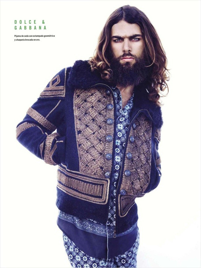 Spyros Christopoulos stars in an editorial for GQ España.