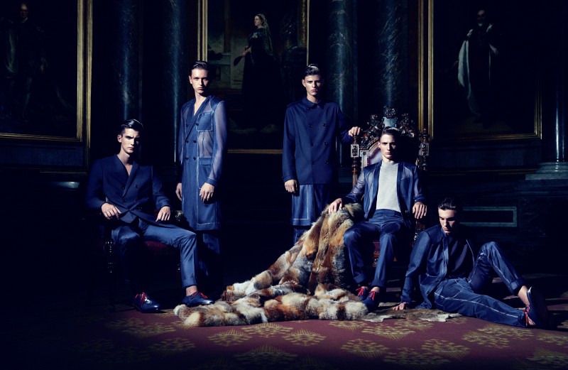Michael, Dimitrij, Elvis, Antoine, & Miles Define Elegance in Dior Homme for Hero Magazine