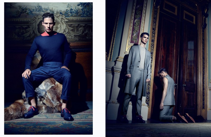 Michael, Dimitrij, Elvis, Antoine, & Miles Define Elegance in Dior Homme for Hero Magazine