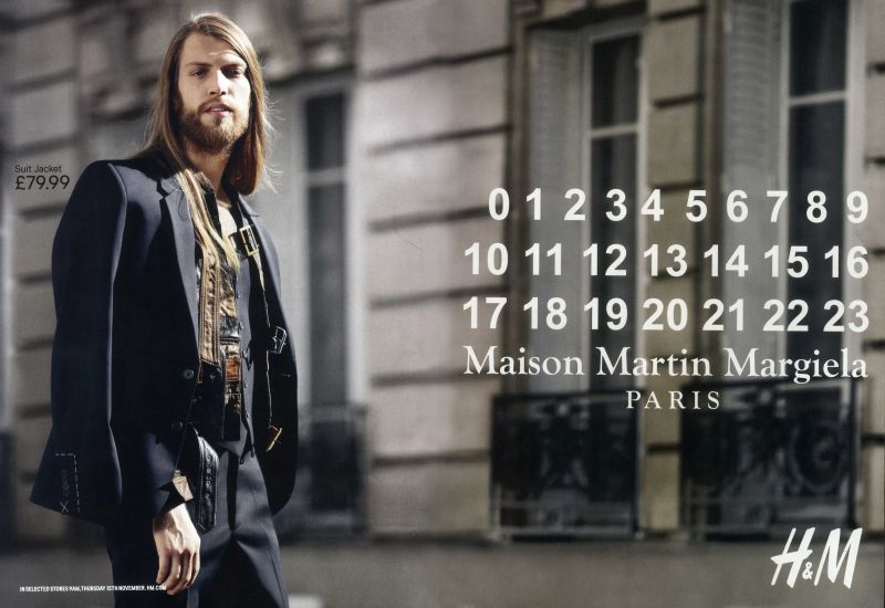 Andreas Carrere Steps Out for H&M x Maison Martin Margiela Campaign ...