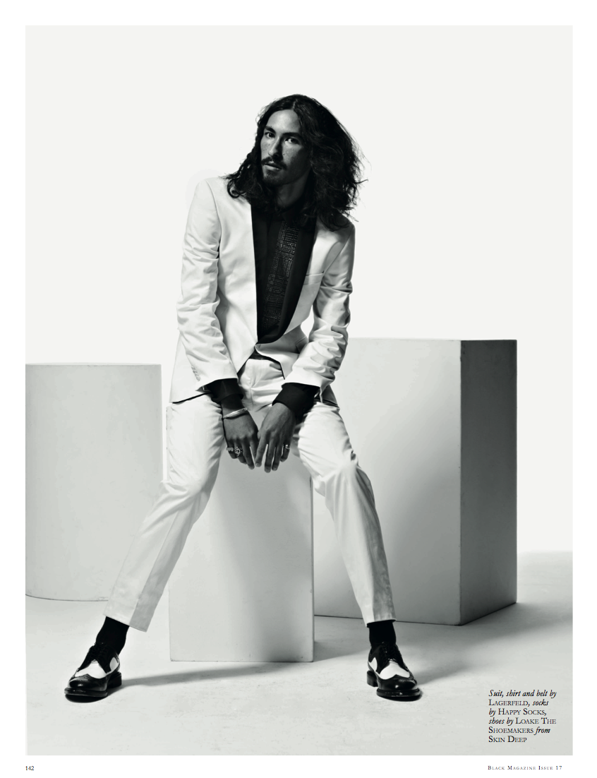 Dave Ross Poses for Tim Ashton in Black Magazine #17