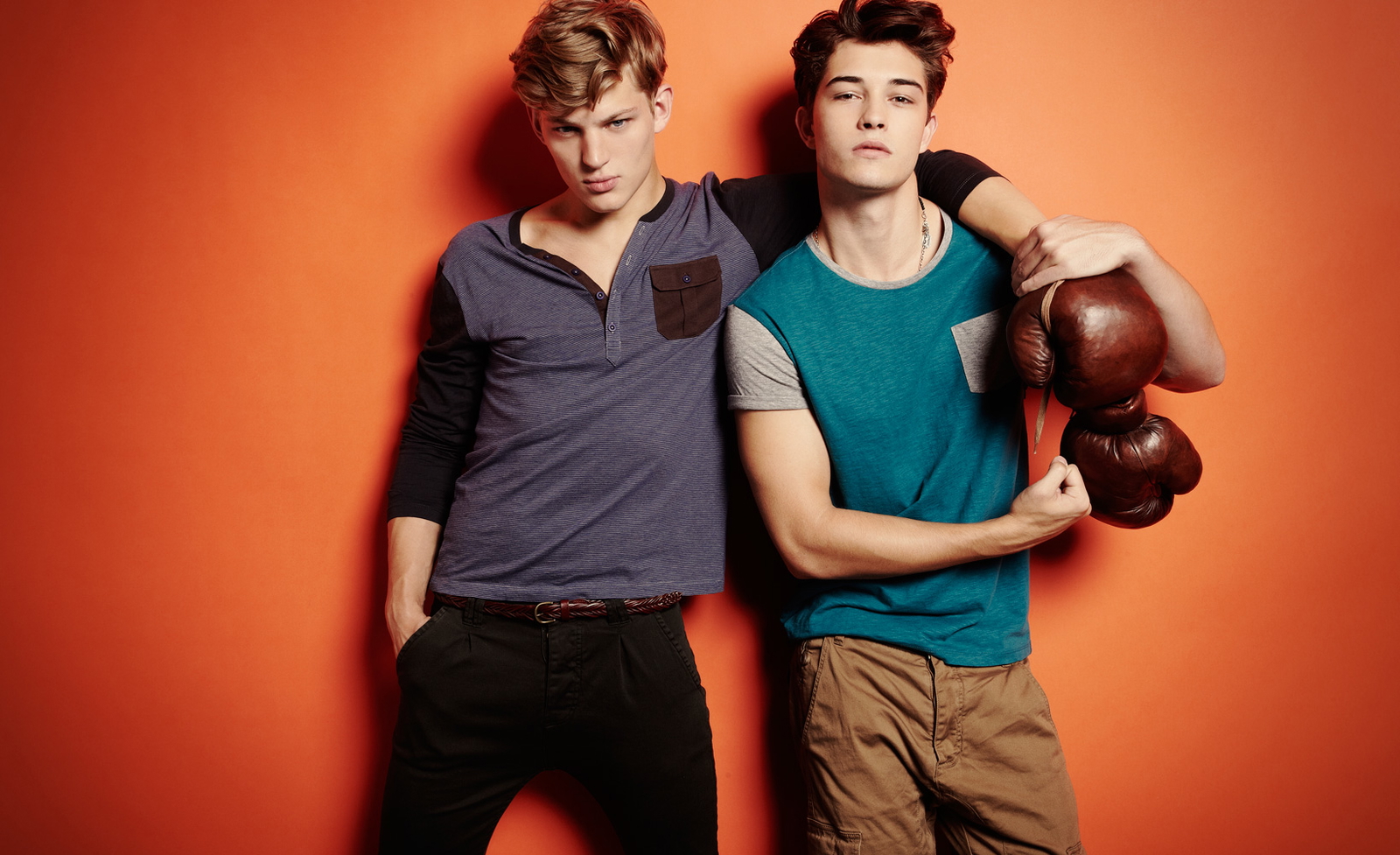 Sebastian Sauvé & Francisco Lachowski have a Youthful Attitude for SuiteBlanco Fall 2012 Campaign