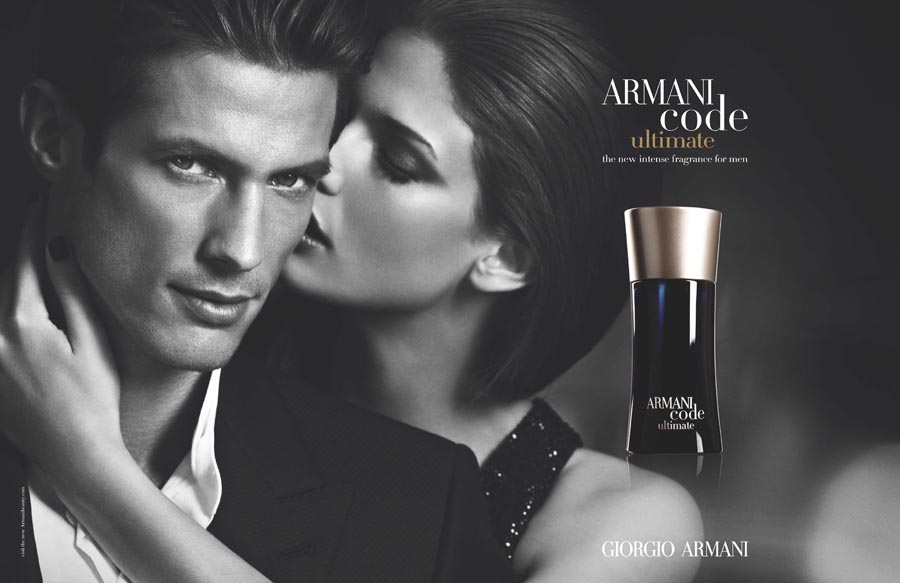 Domenique Melchior Entices with Confidence in Giorgio Armani's Armani Code Ultimate Fragrance Campaign