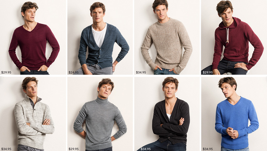 Danny Beauchamp Sports Basic Knits for H&M Fall/Winter 2012