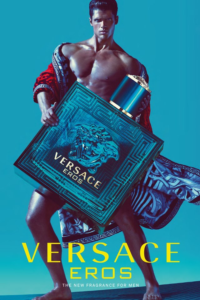 Brian Shimansky is a Dashing God for Versace's Eros Fragrance Campaign