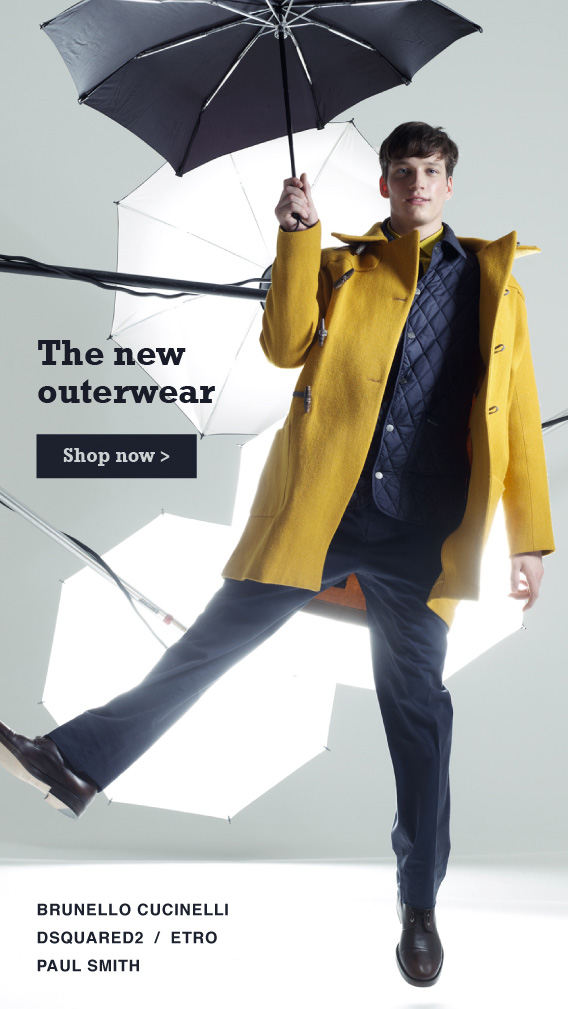 Florian Van Bael Dons the New Outerwear for Yoox