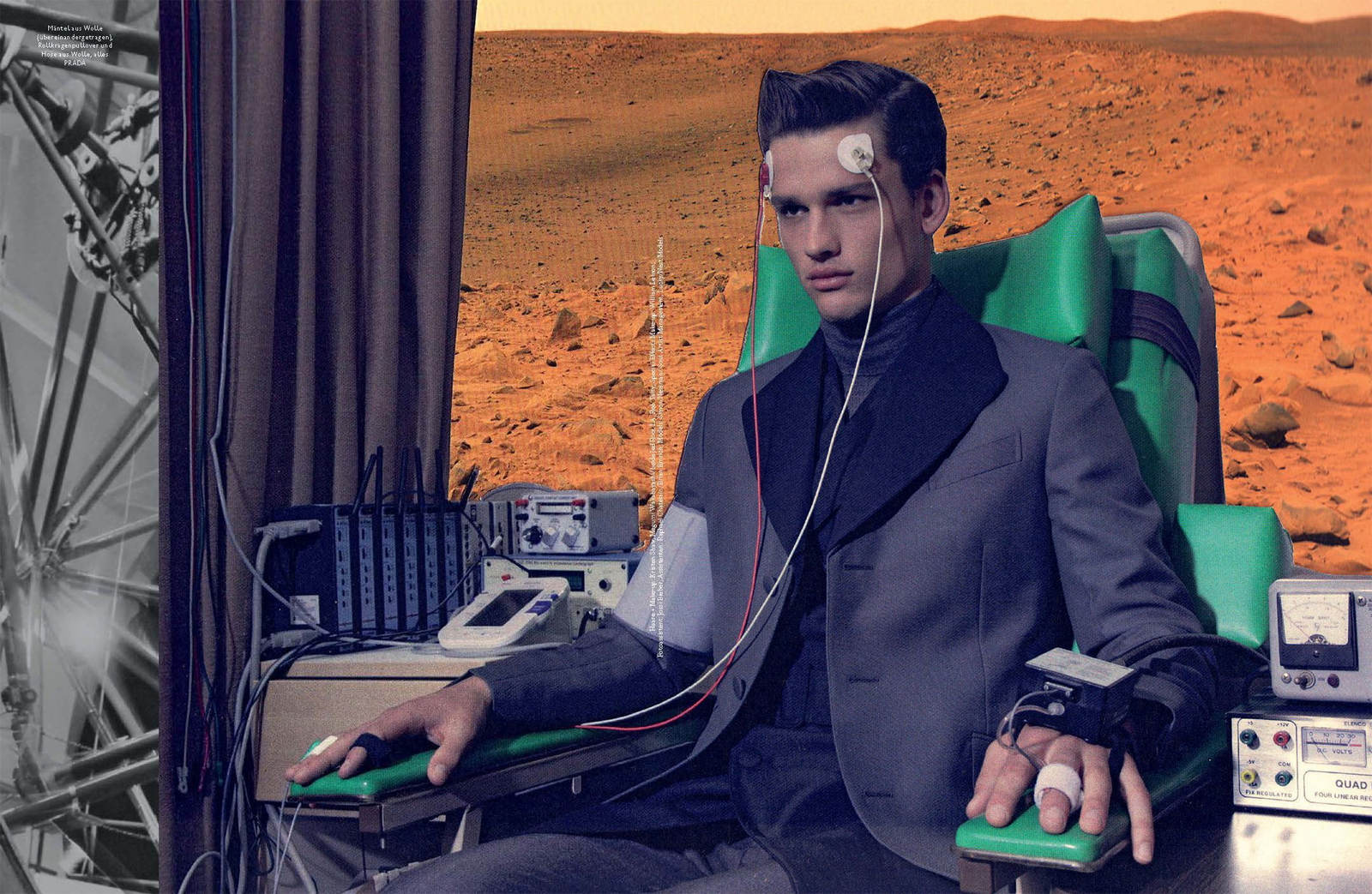Simon Nessman is an Alien for GQ Style Germany