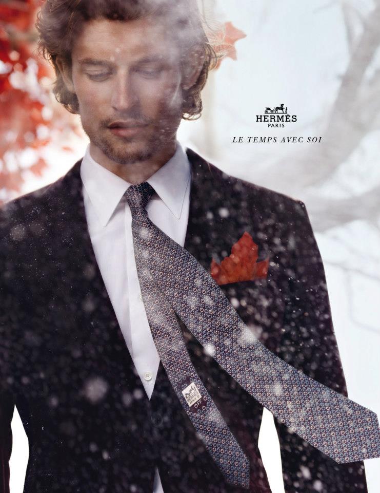 Wouter Peelen Appears Sharp for Hermès Fall/Winter 2012 Campaign