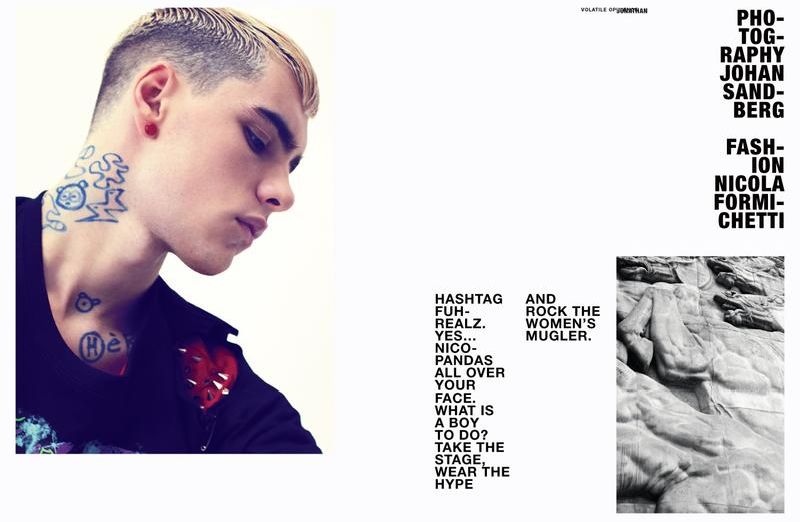 Nicola Formichetti Styles Jonathan Bauer-Hayden for Hero Magazine