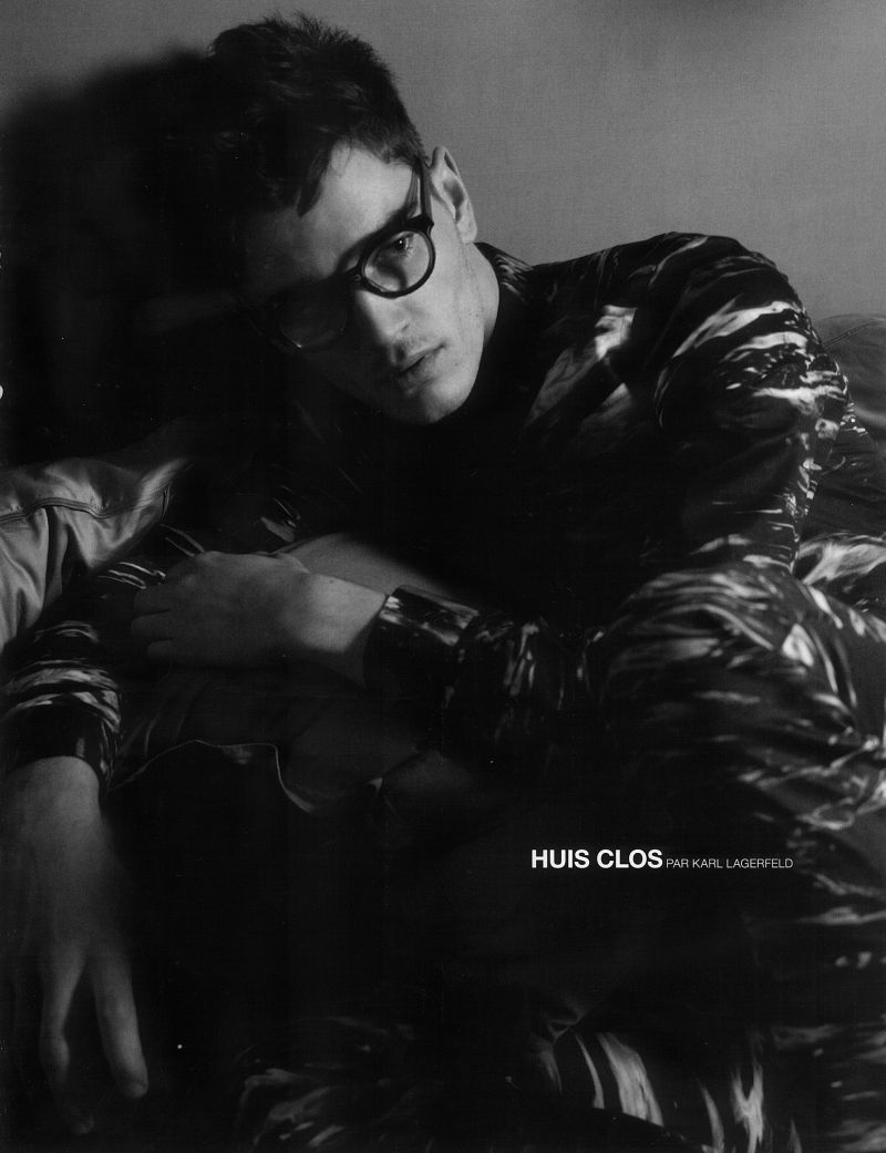 Karl Lagerfeld Photographs Julien Sabaud for Numéro Homme