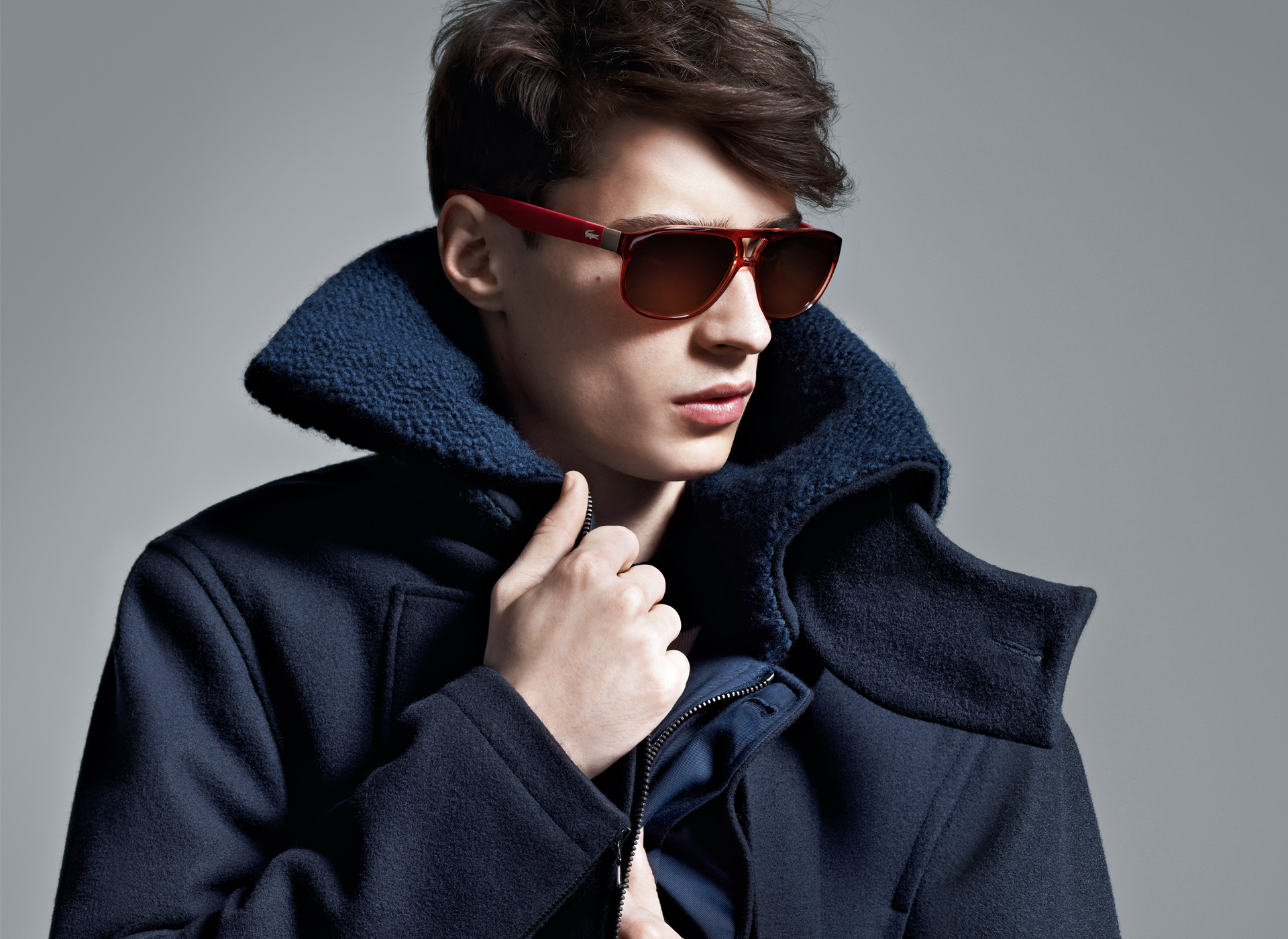 Adrien Sahores is in View for Lacoste's Fall/Winter 2012 Eyewear Campaign