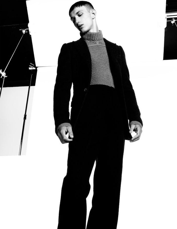 Anders Hayward, Ben Allen & Mayrenne Herry Fit Lanvin’s Silhouette for Bon Magazine
