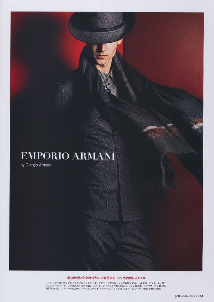 Lowell Tautchin Sports the Fall/Winter 2012 Collections for Pen Magazine