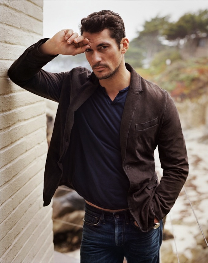 David Gandy is a Casual Vision for Lucky Brand Winter 2012 Campaign