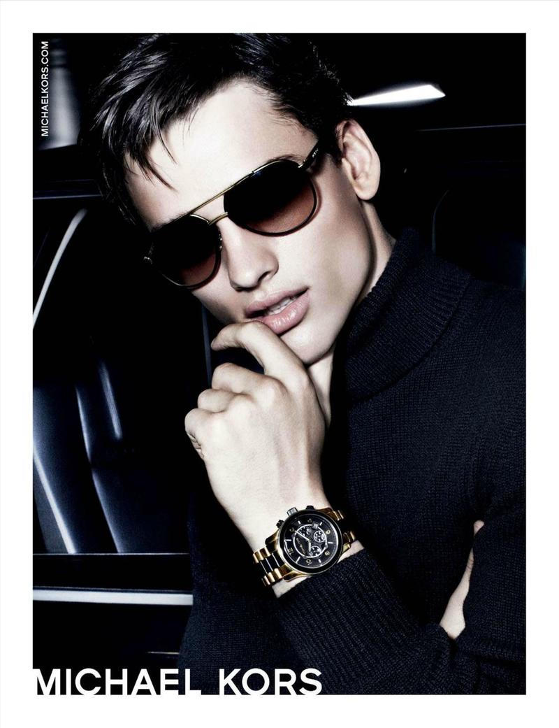 Simon Nessman Captivates in Michael Kors’ Holiday 2012 Watches & Eyewear Campaign