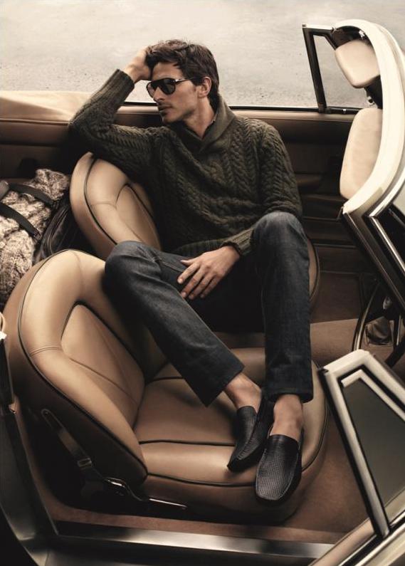 Mikael Jansson Captures a Traveling Andres Velencoso Segura for Carlo Pazolini Fall/Winter 2012 Campaign