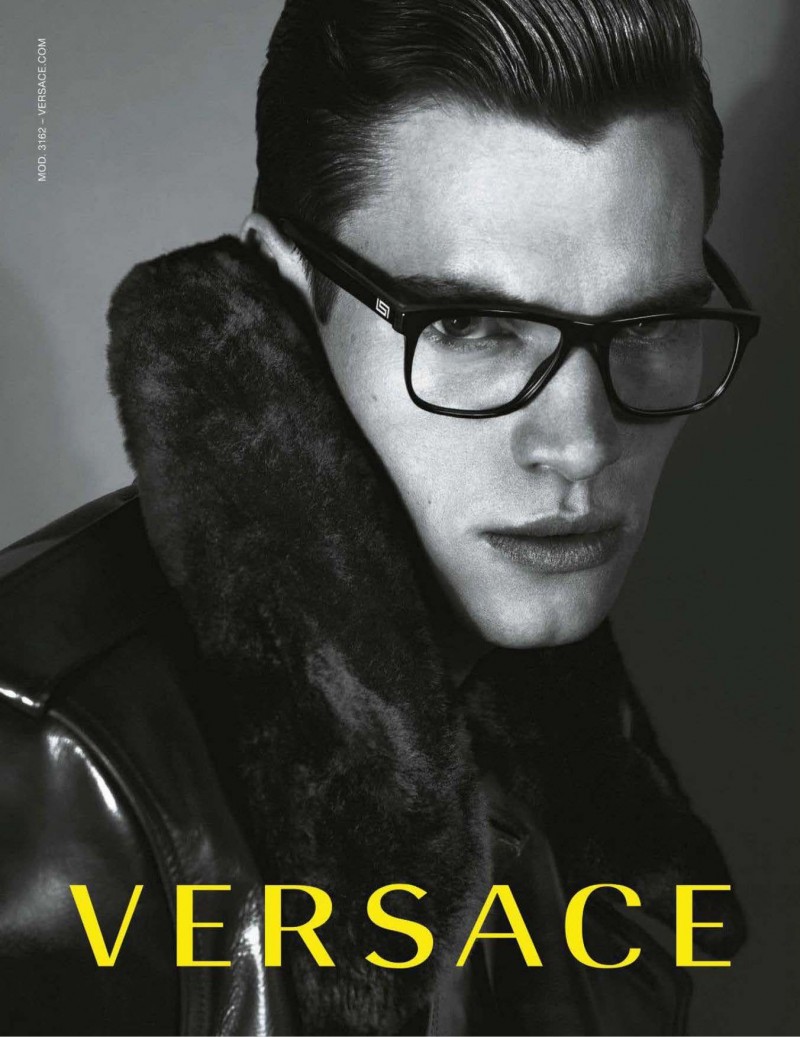 Philipp Schmidt Fronts Versace Fall/Winter 2012 Eyewear Campaign