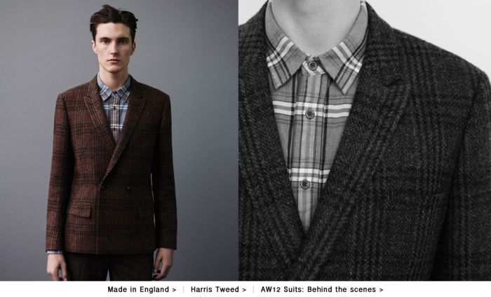 Jester White & Charlie Timms Sport Topman’s Harris Tweed