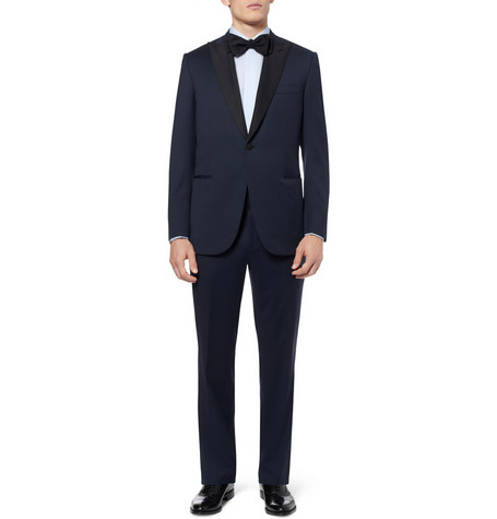 Mr Porter Collaborates with Brioni for the Exclusive Midnight Blue Tuxedo
