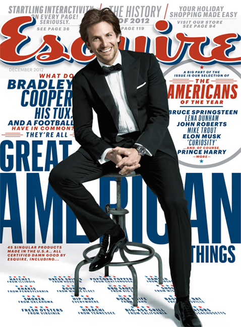 Bradley Cooper is One of Esquire's American Men of the Year