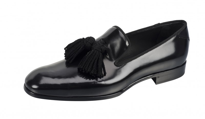 Foxley Shiny Calf Satin Black