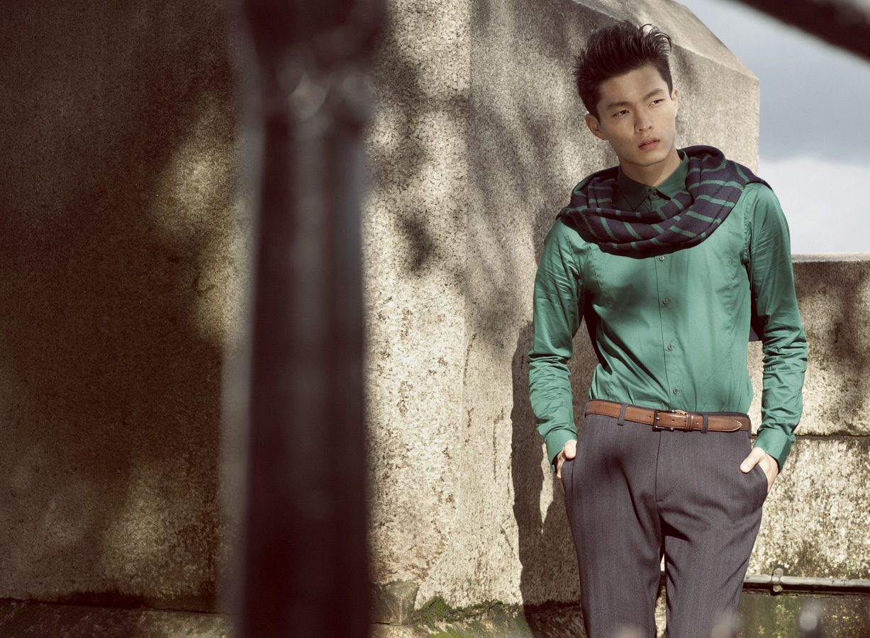 Satoshi Toda in 'Chasing Shadows' by Cameron McNee for Fashionisto Exclusive