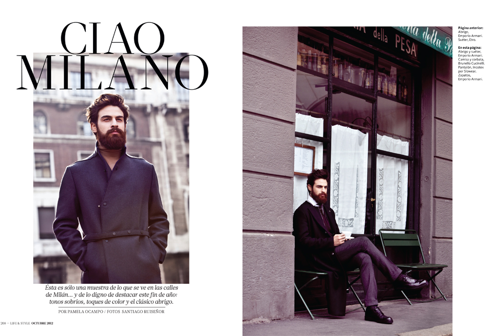 Michael Liboni Does Milano for Life & Style Magazine