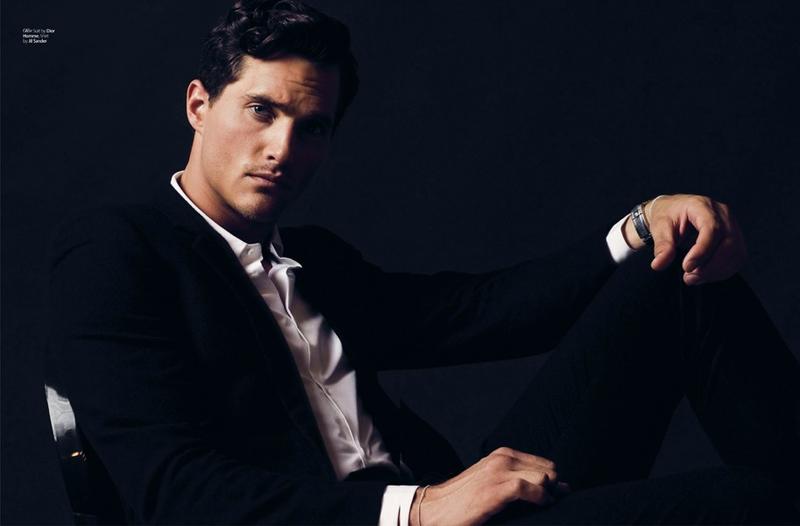 Ollie Edwards Looks Sharp in Black Styles for August Man Malaysia
