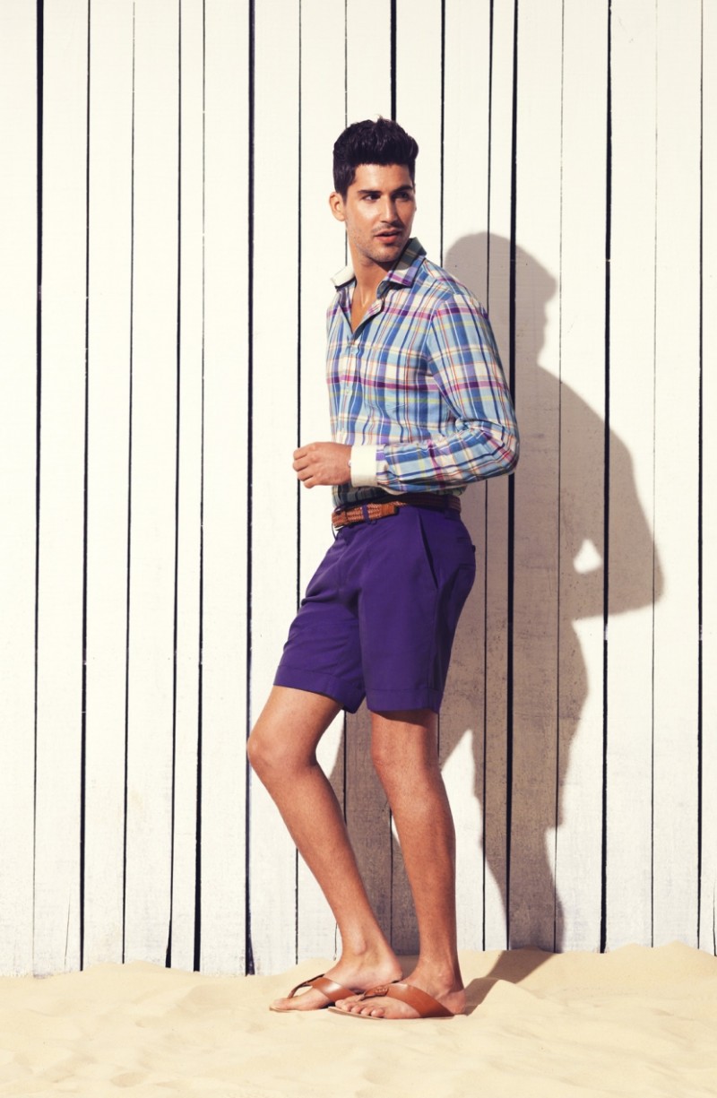 Miguel Iglesias Models Colorful Designs for Calibre's Spring/Summer ...