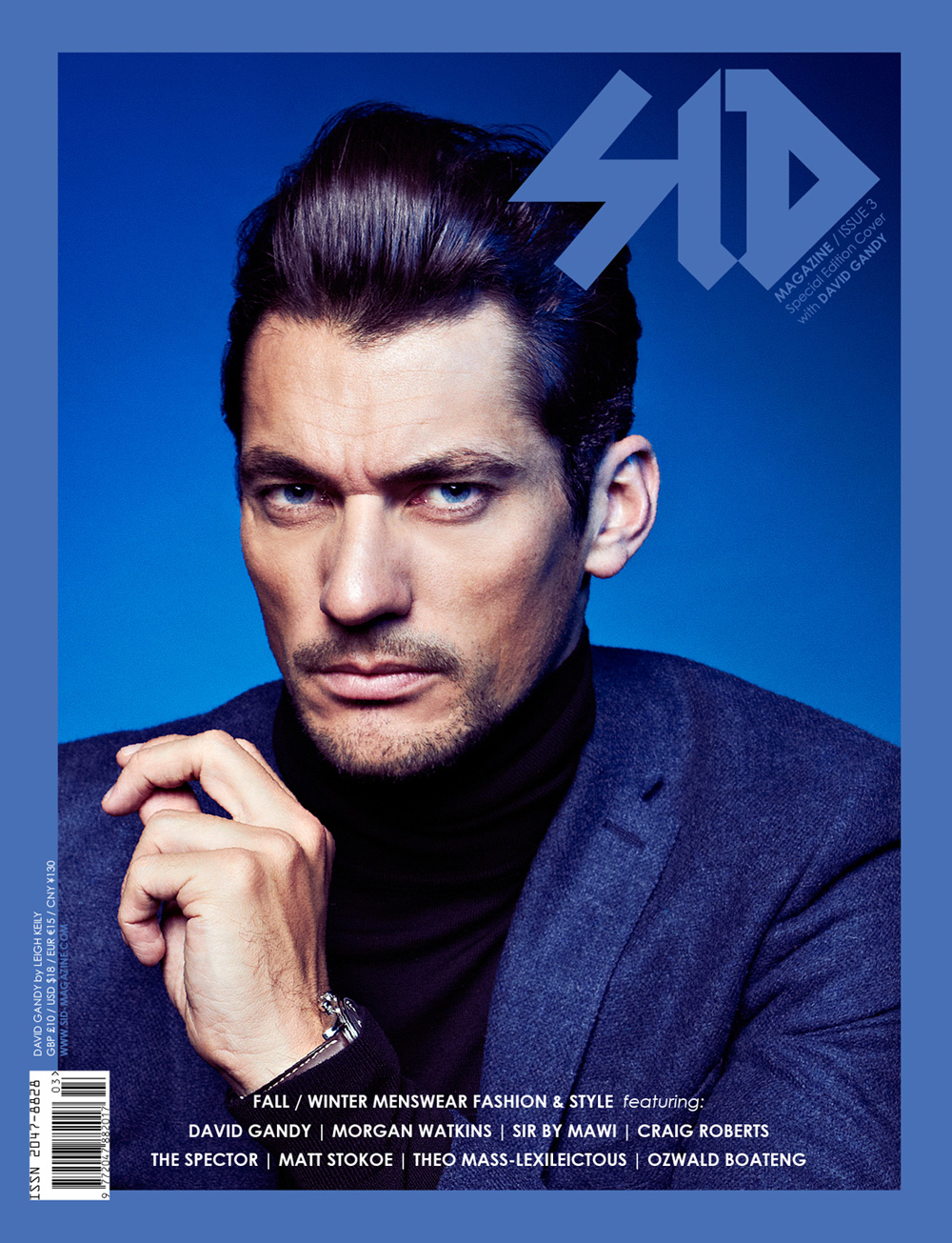 David Gandy is Blue for the Cover of SID #3