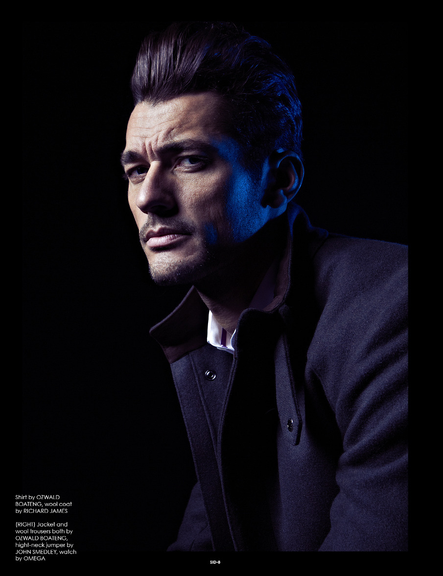 David Gandy Intrigues in SID #3 Cover Shoot