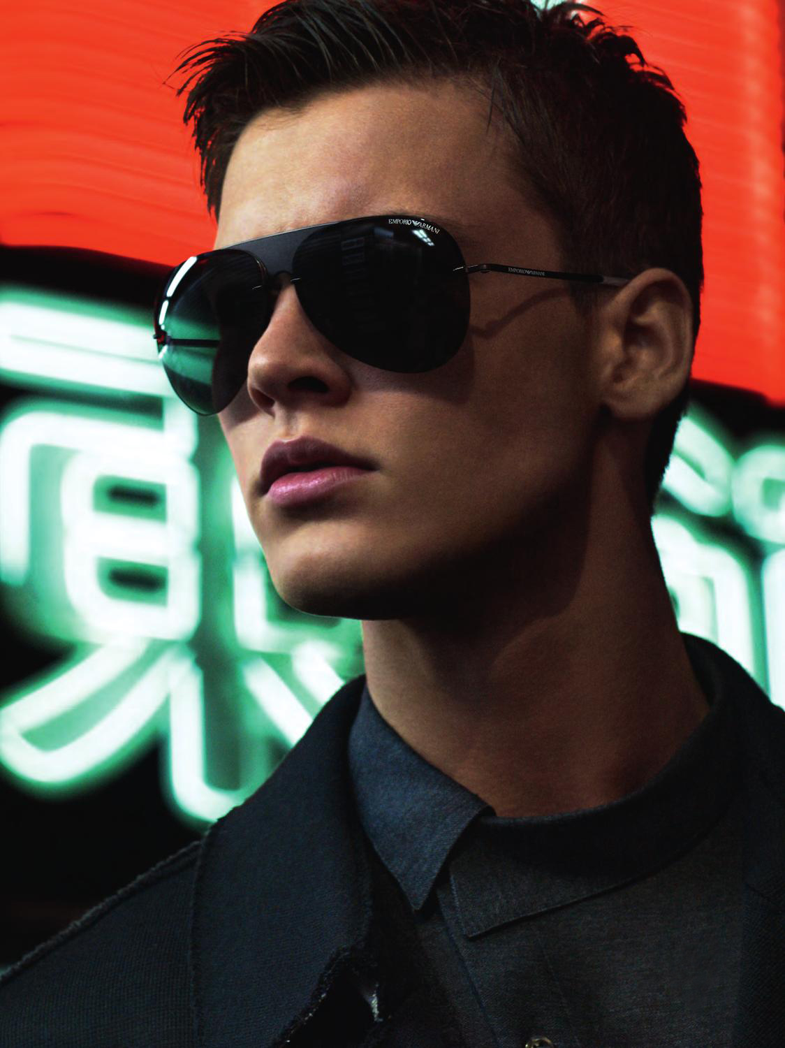 Alfred Kovac Looks East for Emporio Armani’s Fall/Winter 2012 Eyewear Campaign