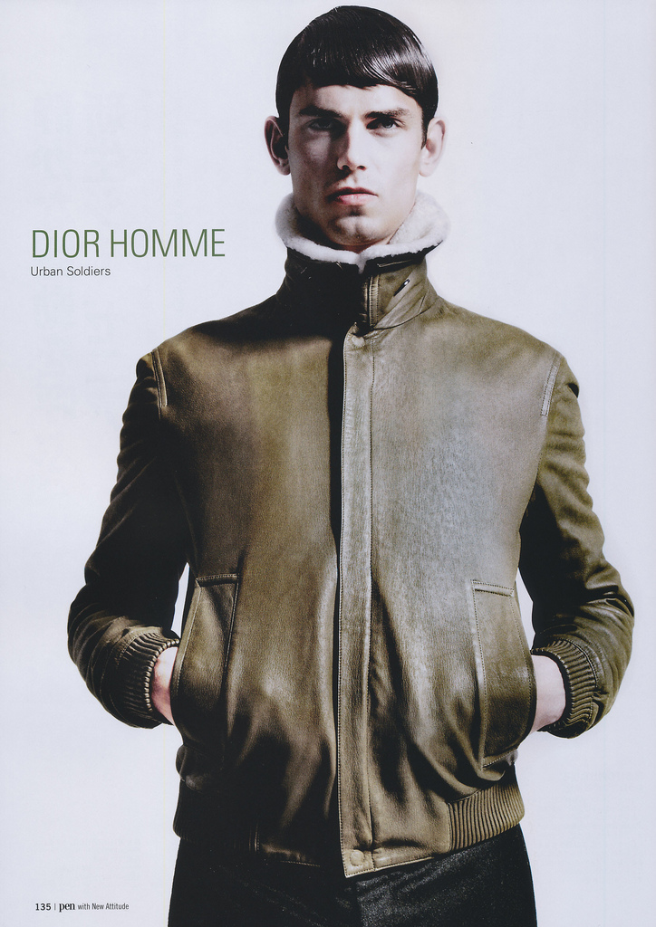 A Rigorous Arthur Gosse Dons Dior Homme Fall/Winter 2012 Styles for Pen Magazine #323