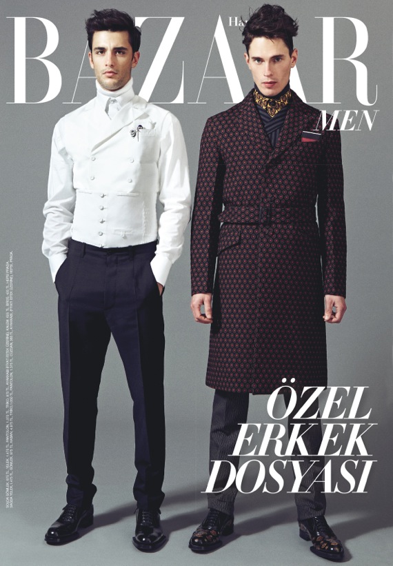 Alvaro Casavechia & Daniel Miranda are Dressed to Impress in Harper’s Bazaar Turkey Men