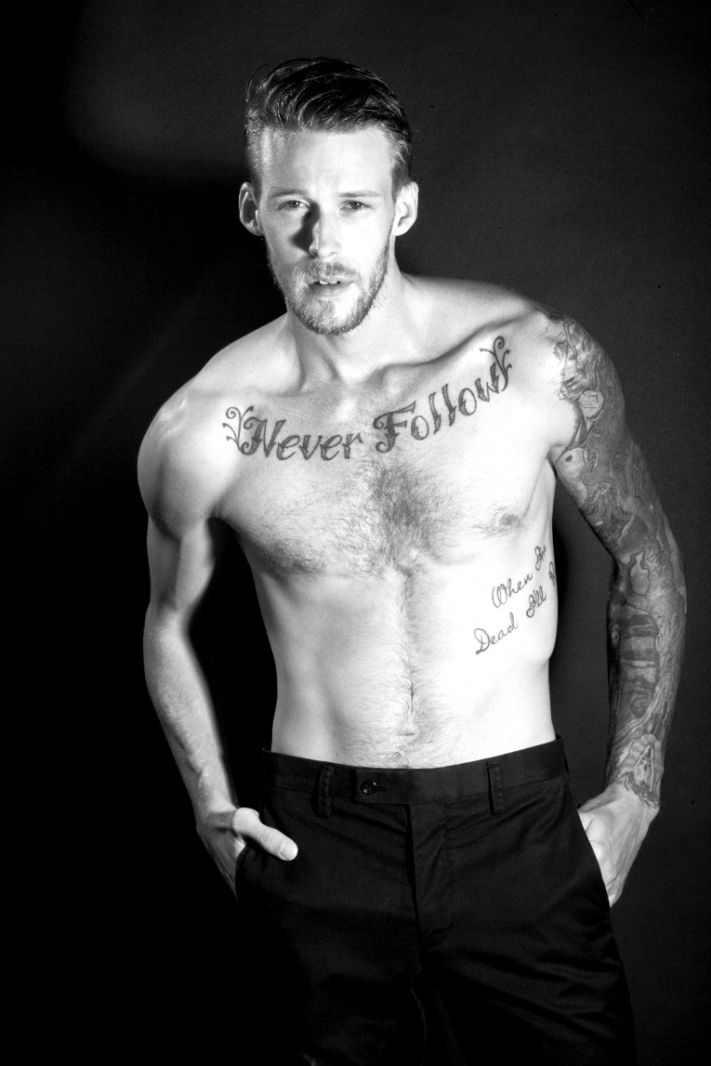 Dustin Kime Reveals his Many Tattoos for Inked Mag
