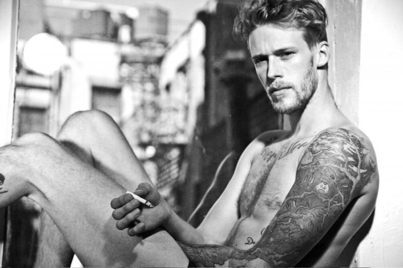 Dustin Kime Reveals his Many Tattoos for Inked Mag