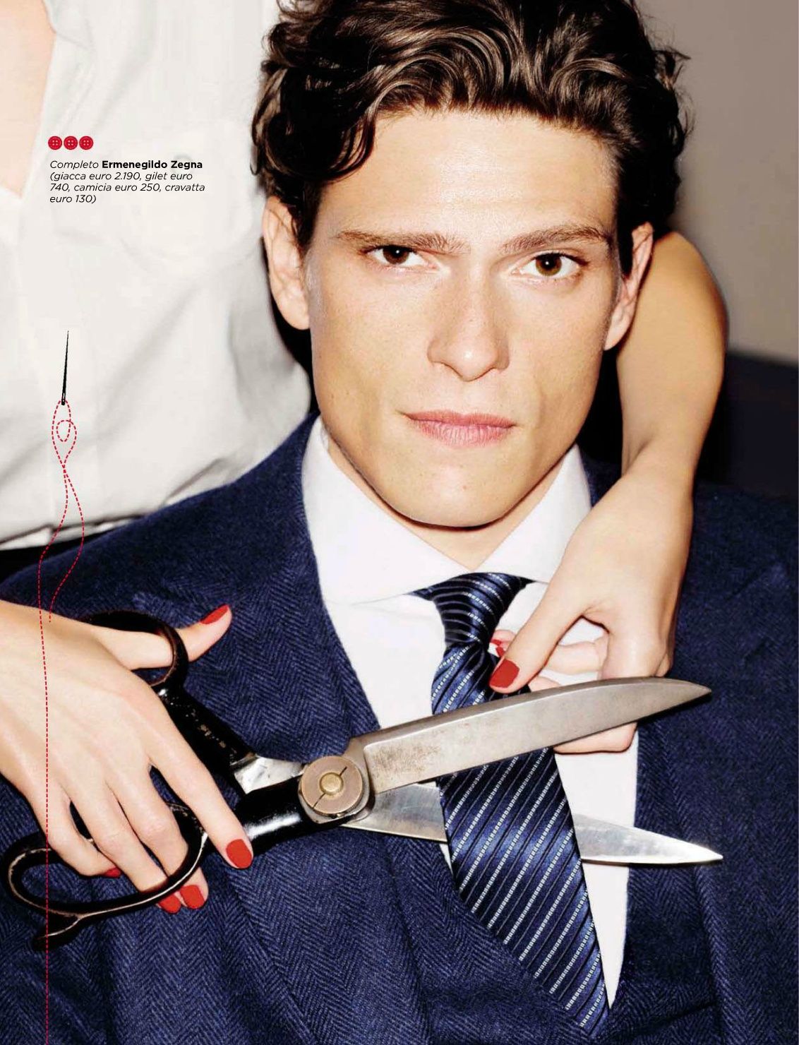 Matteo Martari Sports Tailored Suits for GQ Italia
