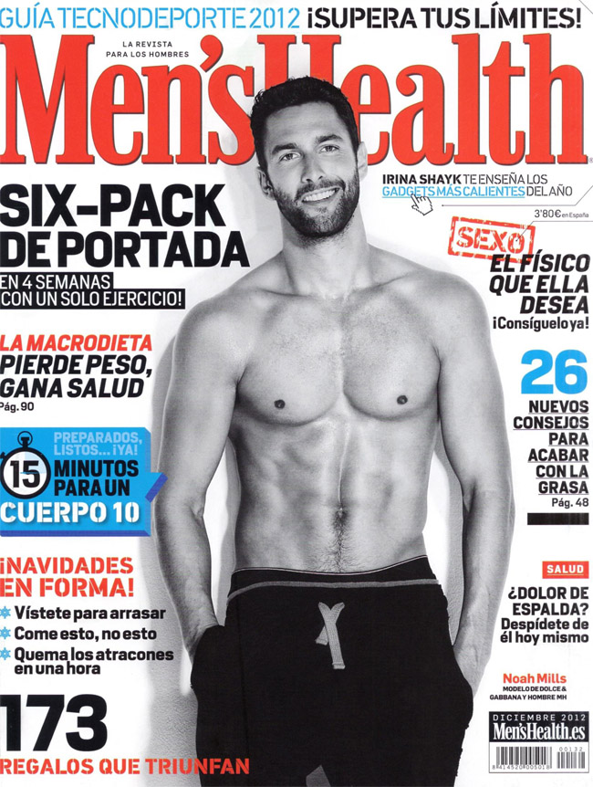 Noah Mills Charms on the Cover of Spanish Men’s Health