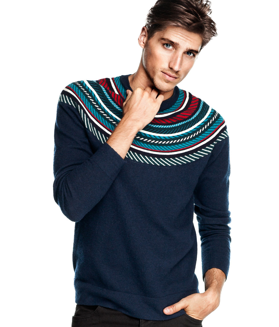Ryan Kennedy is in a Colorful Mood for H&M’s Winter 2012 Collection