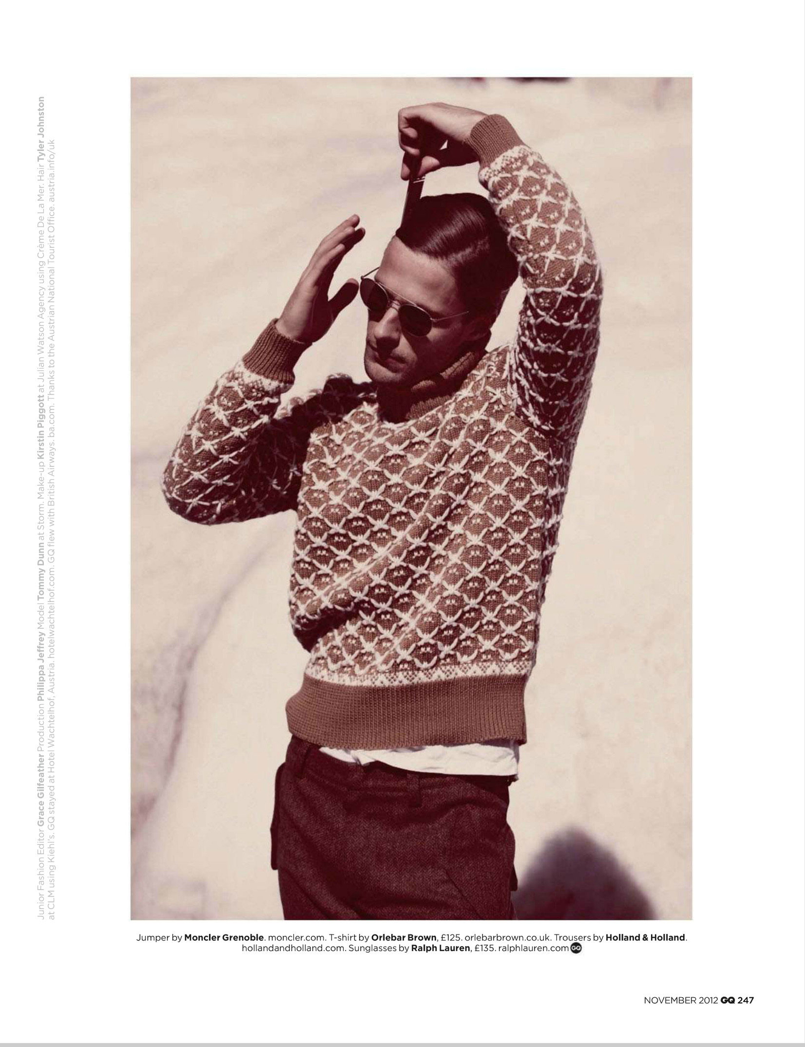 Guy Aroch Captures a Dynamic Tommy Dunn for British GQ