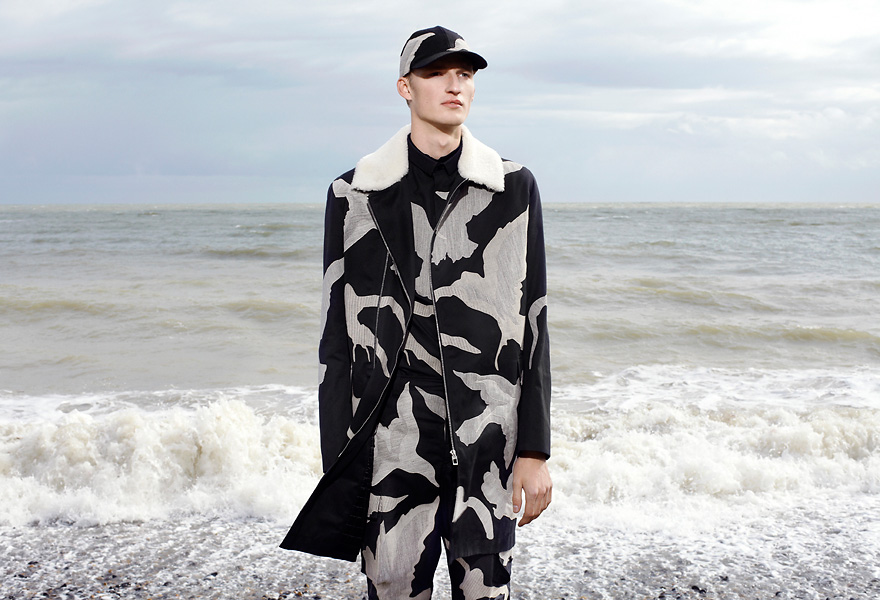 Thomas Lohr Lenses Dior Homme’s Military Fall Styles for Metal Magazine