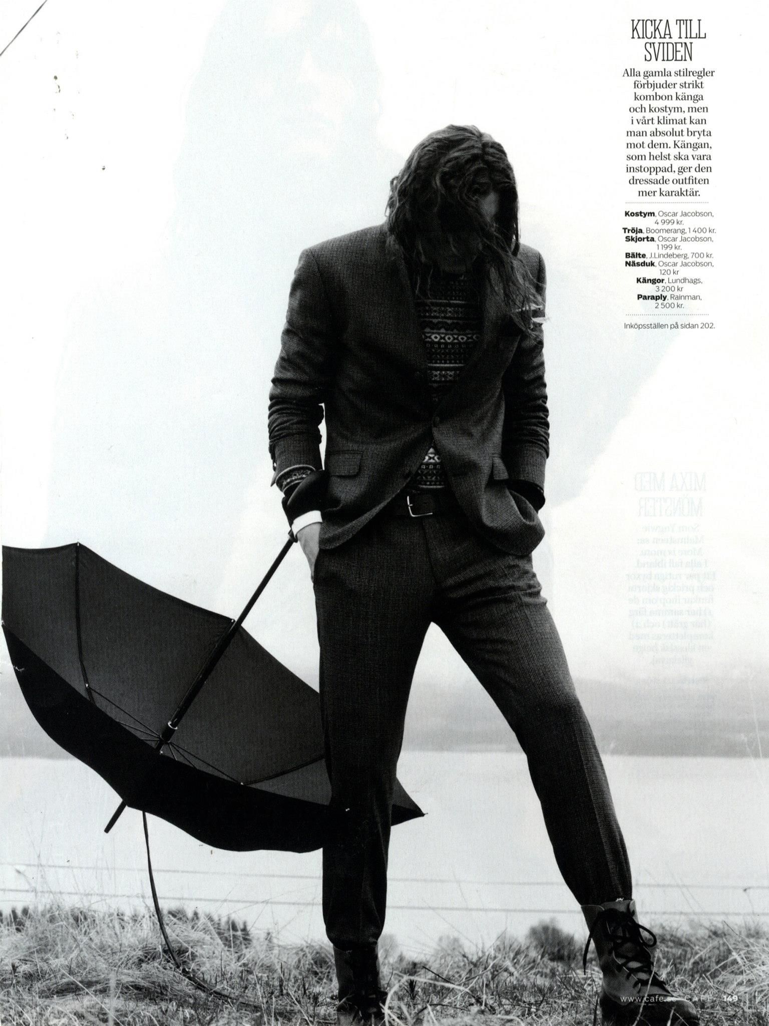 Viggo Jonasson Heads Outdoors for Cafe Magazine