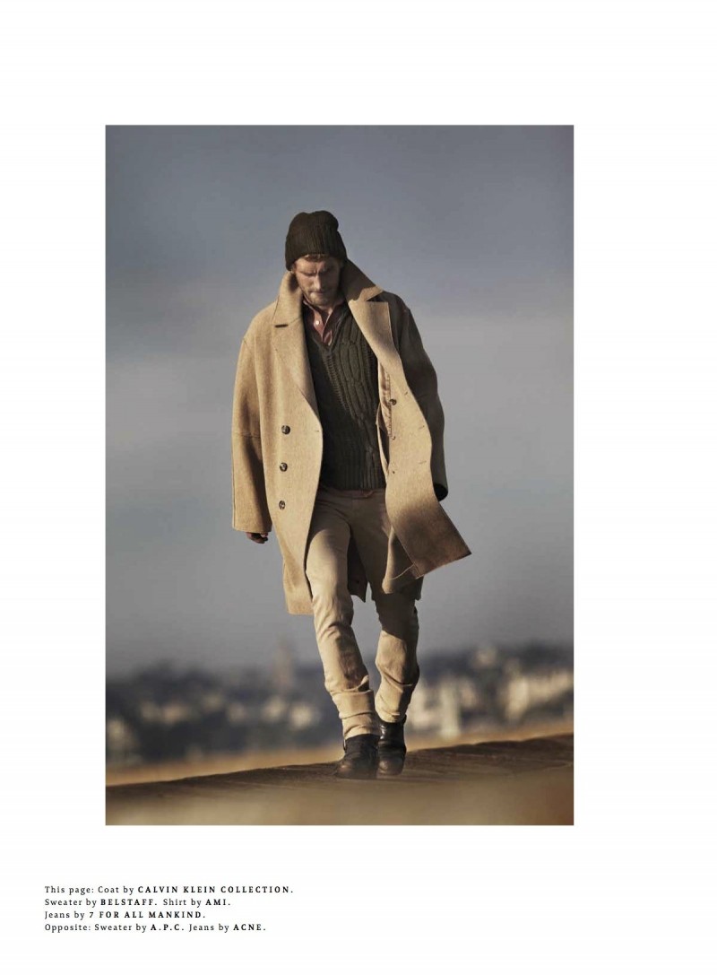 Will Chalker is on the Waterfront for the December Issue of Details