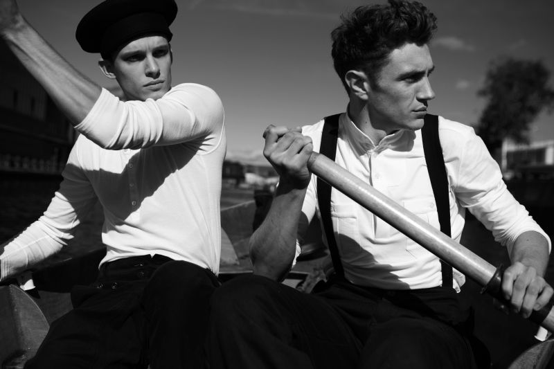 Chris Doe & Gavin Jones in 'Seafarers' by Thomas Schmidt for Fashionisto Exclusive