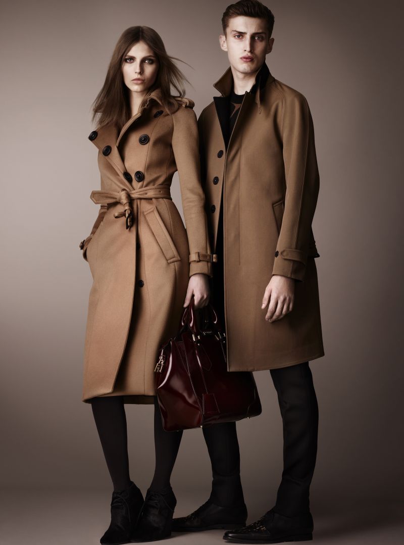 Charlie France Steps Out in Burberry Prorsum's Pre-Fall 2013 Collection ...