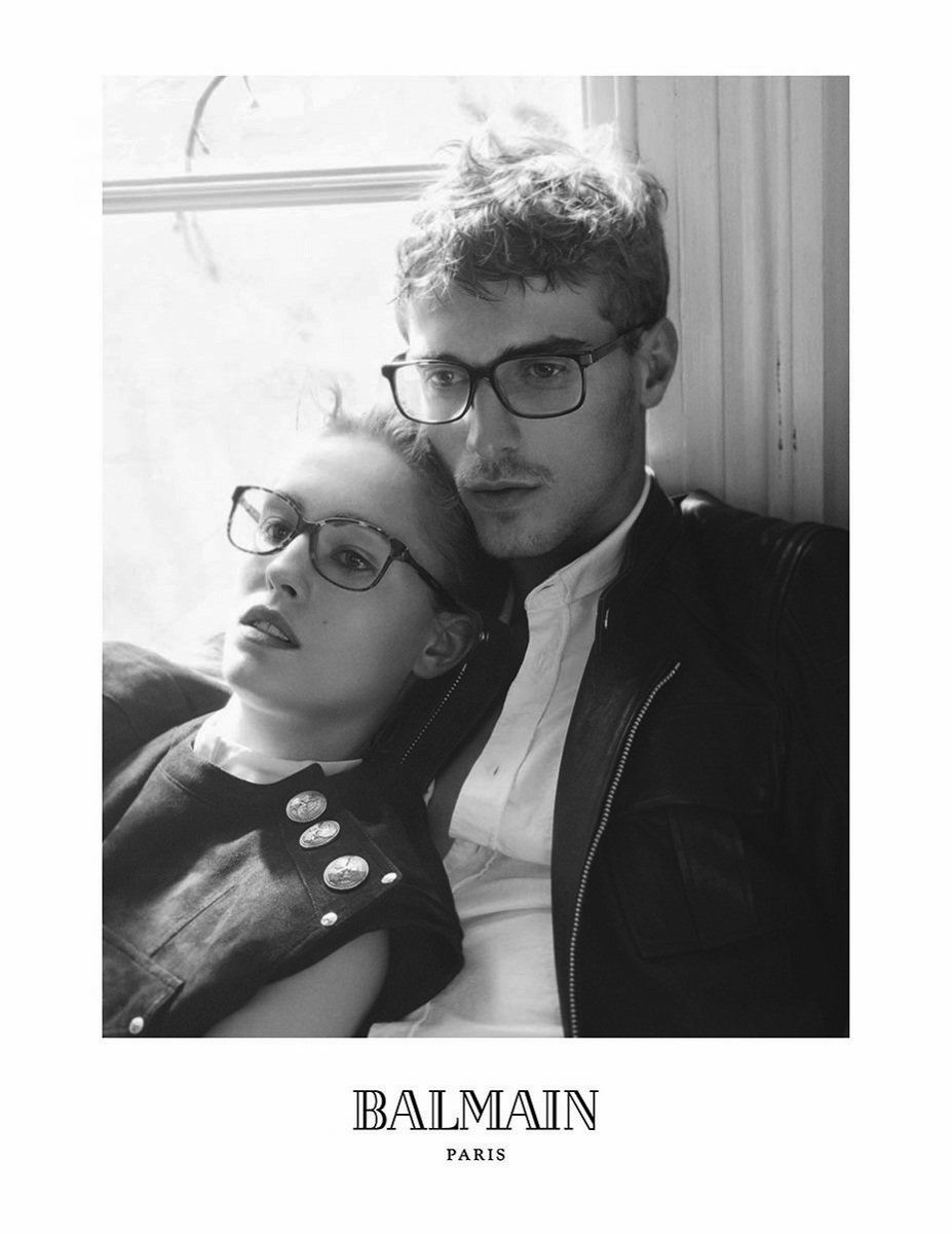 Clément Chabernaud Stars in Balmain’s Fall/Winter 2012 Eyewear Campaign